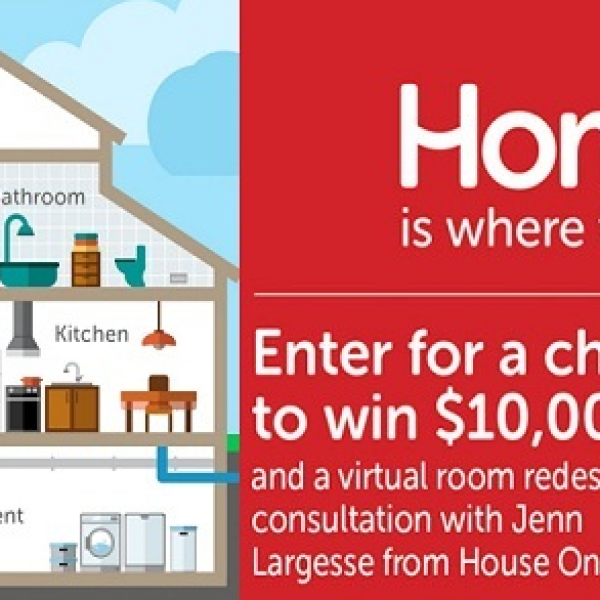 Expired! HomeServe USA: Win a $10,000 Check and an Interior Design Consultation