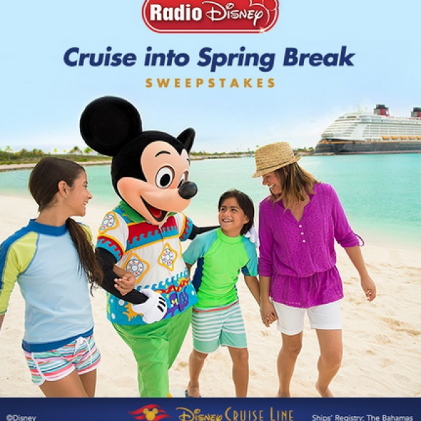 Expired! Radio Disney: Win a 4 Night Disney Cruise to the Bahamas for Four