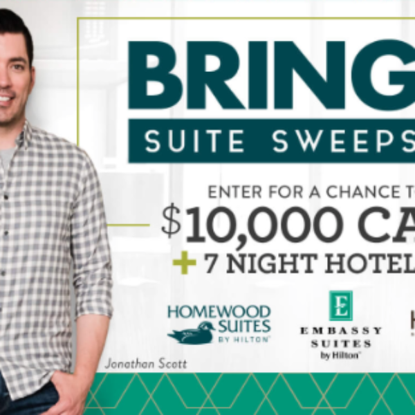 Expired! HGTV: Win $10,000 and 7 Nights at a Hilton hotel of your choice