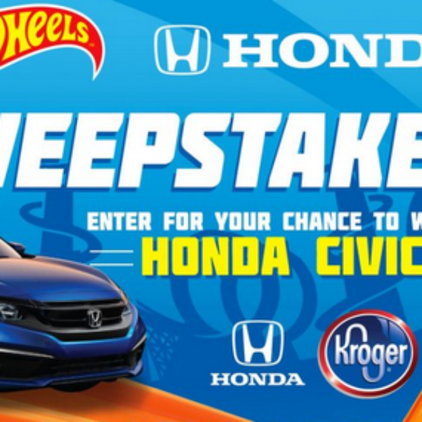 Expired! Hot Wheels: Win a 2019 Honda Civic valued at $48,000