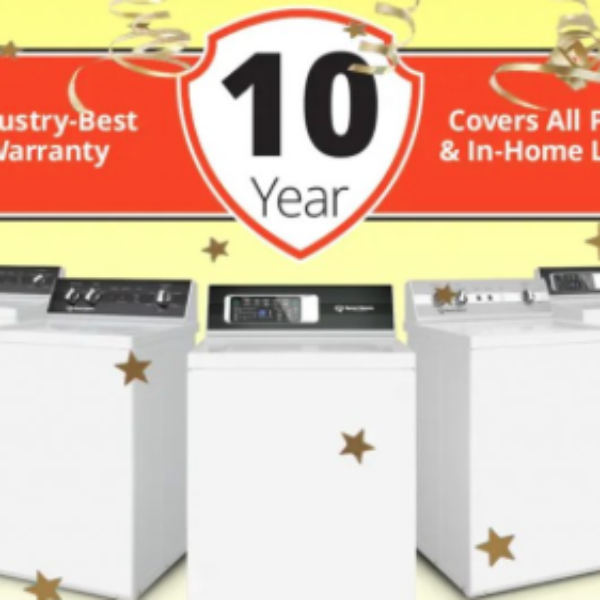 Expired! Speed Queen: Win a Washer & Dryer set with a 10-Year Parts and Labor Warranty