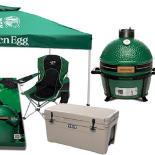 Expired! Big Green Egg: Win a MiniMax Big Green Egg grill, a food subscription including steaks, chicken, and other grilling essentials, a cooler, and more