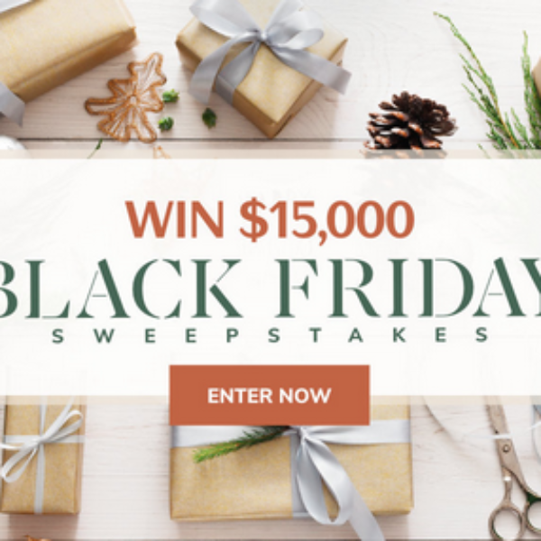 Expired! Martha Stewart Black Friday Sweepstakes: Win $15,000