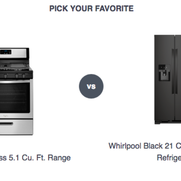 Expired! Whirlpool: Win a Range or Side-by-Side refrigerator