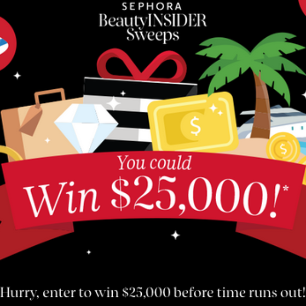 Expired! Sephora: Win $25,000