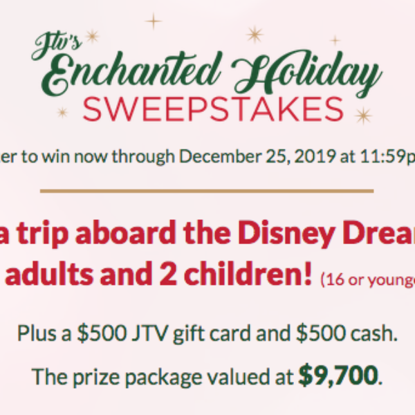 Expired! JTV: Win a family cruise to the Bahamas and $500