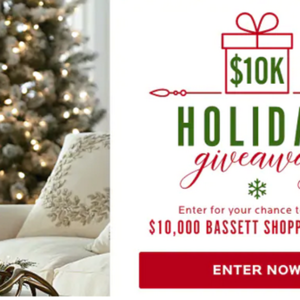 Expired! Bassett Furniture: Win $10,000 worth of New Furniture