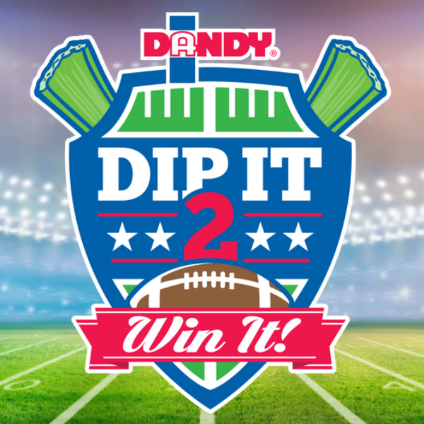 Expired! Dandy Dip It 2 Win It: Win a 65″ Smart TV