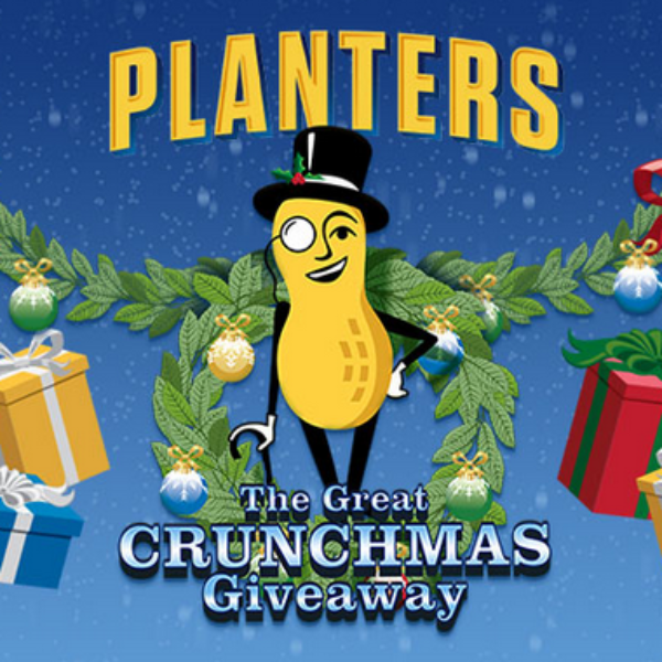 Expired! Planters Great Crunchmas Giveaway: Win $5,000