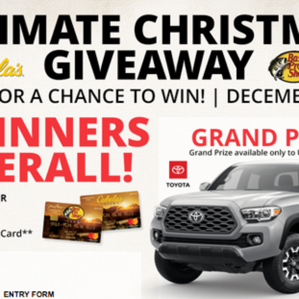 Expired! Bass Pro: Win a Toyota Tacoma Off Road Truck