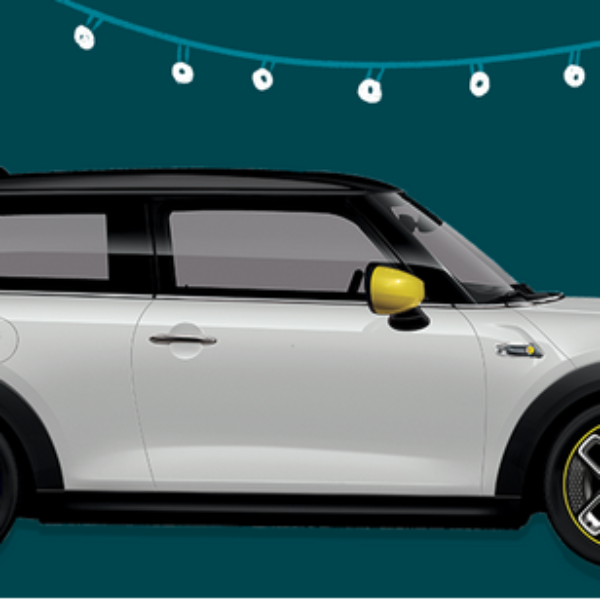 Expired! Amazon Holiday Giveaway: Win a 2020 Electric Mini Cooper Car