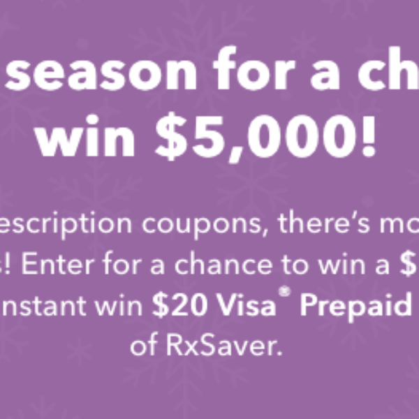 Expired! RxSaver Season’s Savings: Win $5,000