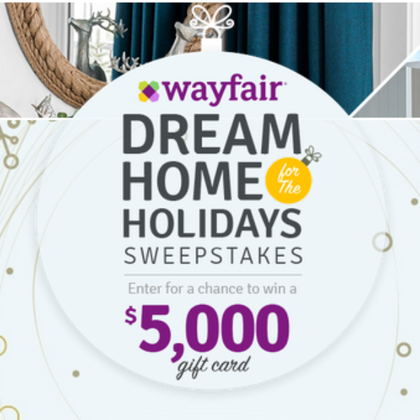 Expired! HGTV: Win a $5,000 Wayfair gift card