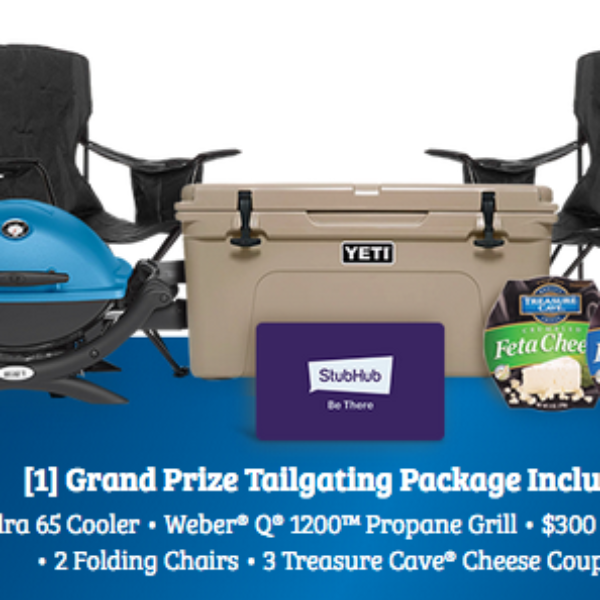 Expired! Treasure Cave: Win Yeti Cooler, Weber Grill, $300 StubHub Gift Card, and more