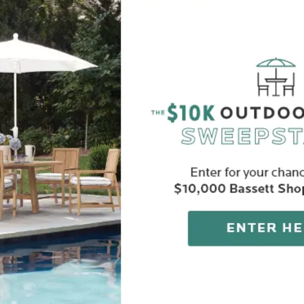 Expired! Bassett Furniture: Win a $10,000 Outdoor Furniture shopping spree