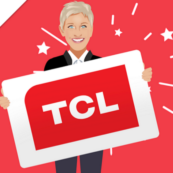 Expired! Ellen DeGeneres: Win a 65″ TCL Roku TV