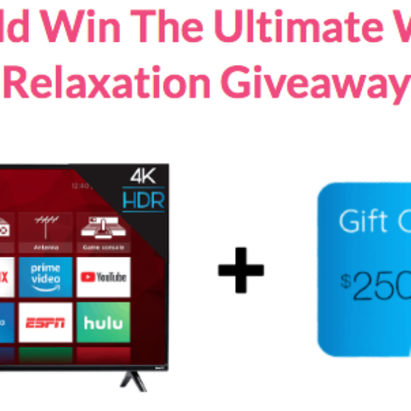 Expired! Bubbly Belle: Win a 65″ 4K Smart TV, $250 Visa gift card and 16 all natural ring bath bombs