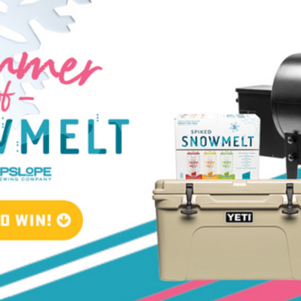 Upslope: Win a Traeger Grill, YETI Cooler, and a case of Spiked Snowmelt