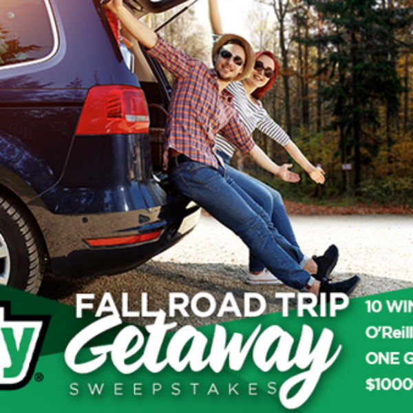 O’Reilly Auto Parts: Win $1,000 and Gift Cards!