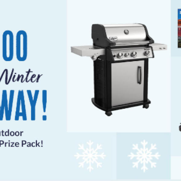 BBQGuys Winter Giveaway: Win a 55″ Outdoor TV, Weber grill, Fire Pit, and more