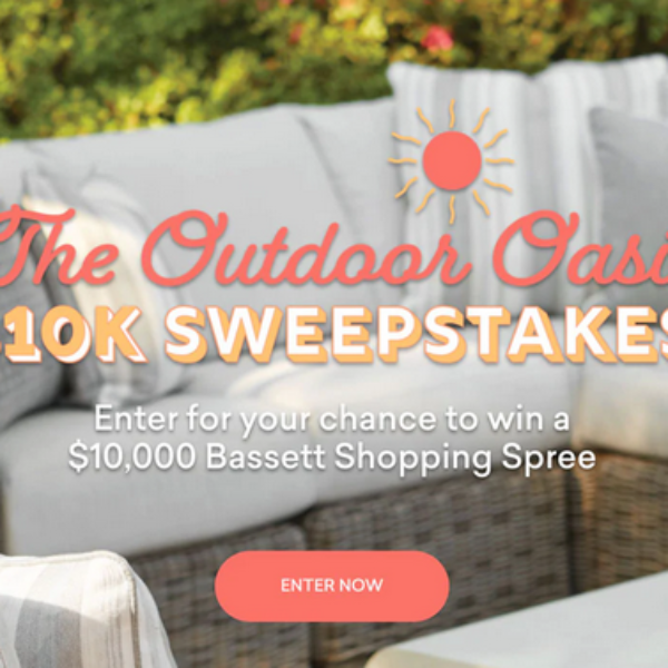 Bassett Outdoor Oasis: Win $10,000 worth of New Furniture