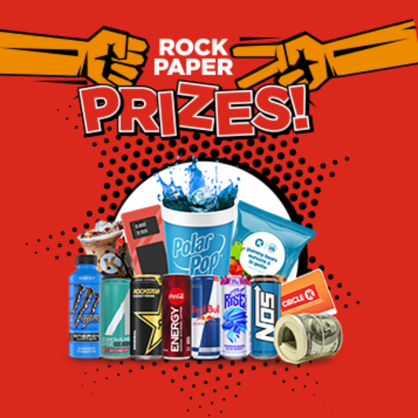 Circle K Rock Paper Prizes Game: Win $10,000