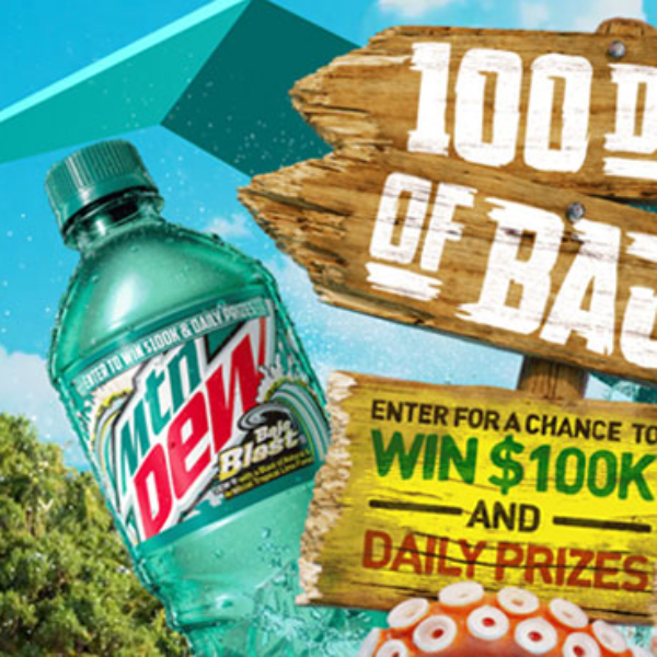 Mountain Dew: Win $100,000, American Express gift cards, GoPro Hero cameras and More