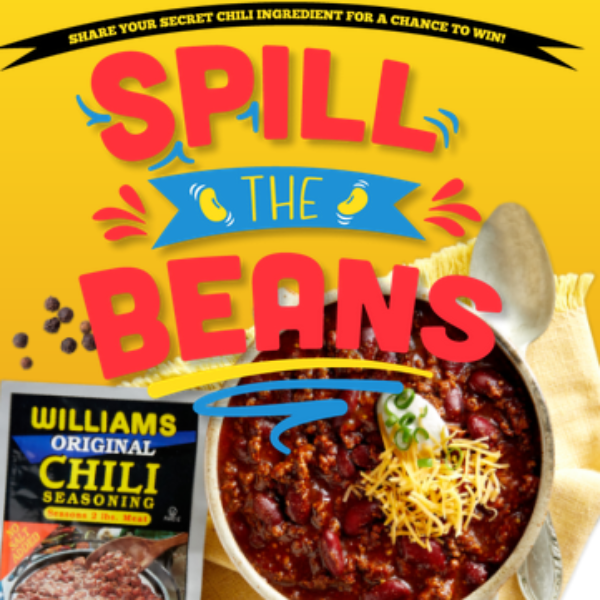 Williams Seasonings: Win a $1,000 Gift Card, a Cast Iron Pot, Apron, Wooden Spoons, and More
