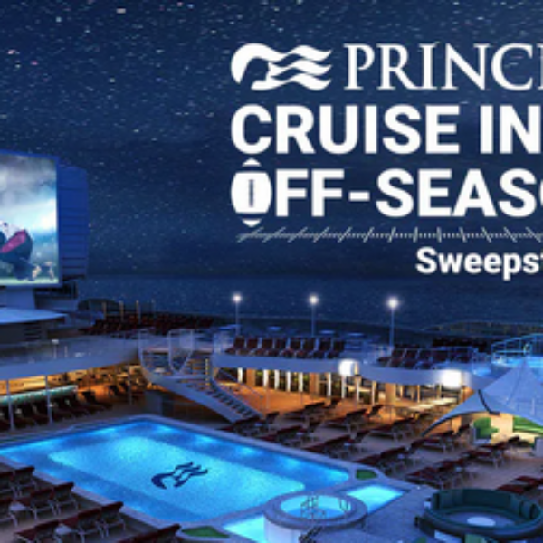 Princess “Cruise Into Off-Season”: Win a $2,500 Cruise Gift Card