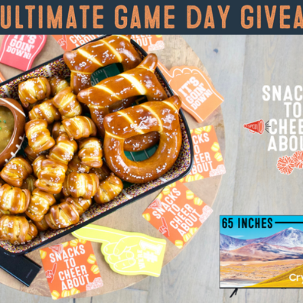 Ultimate Game Day: Win a 65″ Samsung TV and a Game Day Snack Pack