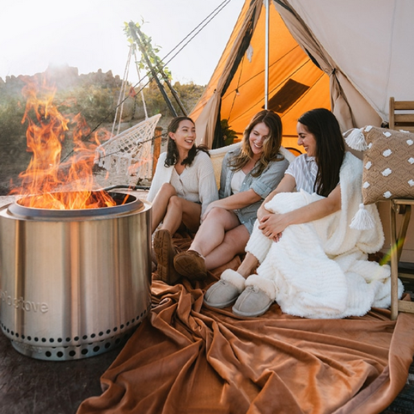Glamp Out Giveaway: Win a Solo Stove, 2 Blankets from Big Blanket Co, and a $500 Bearpaw Gift Card