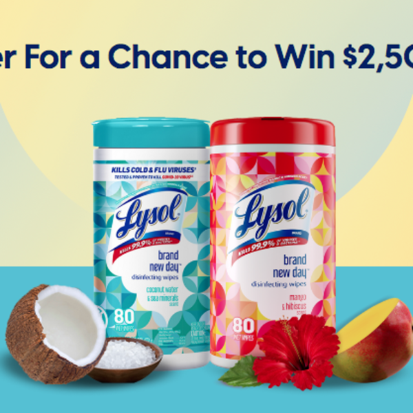 Lysol Spring Refresh: Win $2,500 and More
