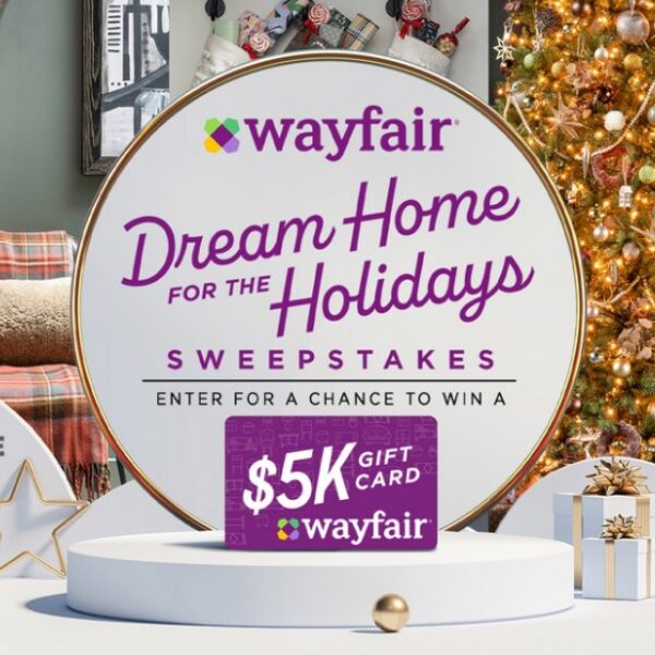 HGTV Dream Home for the Holidays: Win a $5,000 Wayfair gift card