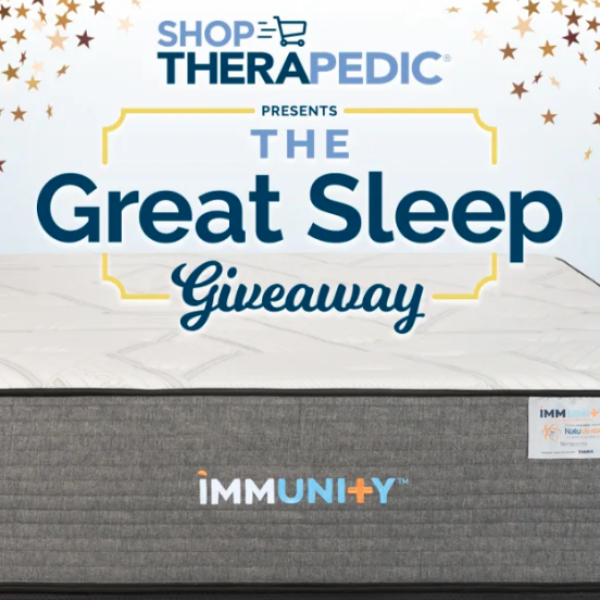Therapedic Great Sleep Giveaway: Win an Immunity Copper-Infused Mattress