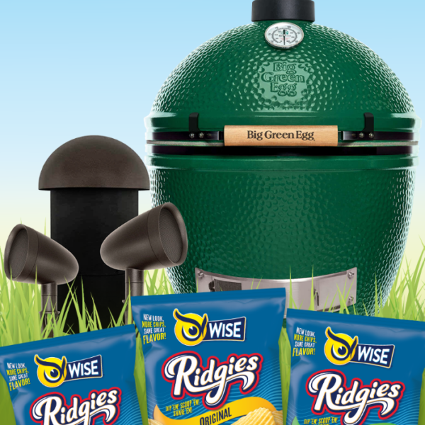 Ridgies Munch the Crunch: Win a Big Green Egg Grill, a Sonance Outdoor Sound System and More