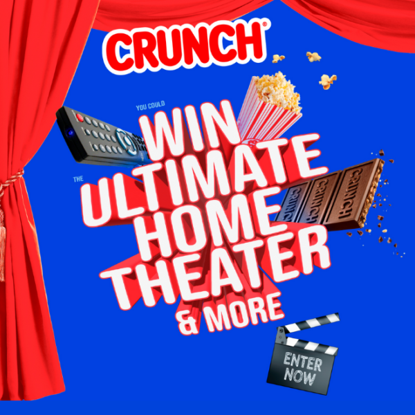Crunch Movie Night: Win an 85" TV, $2,000 Gift Card and More