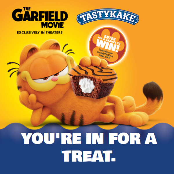 Garfield: Win $1,000, Tastykakes and More
